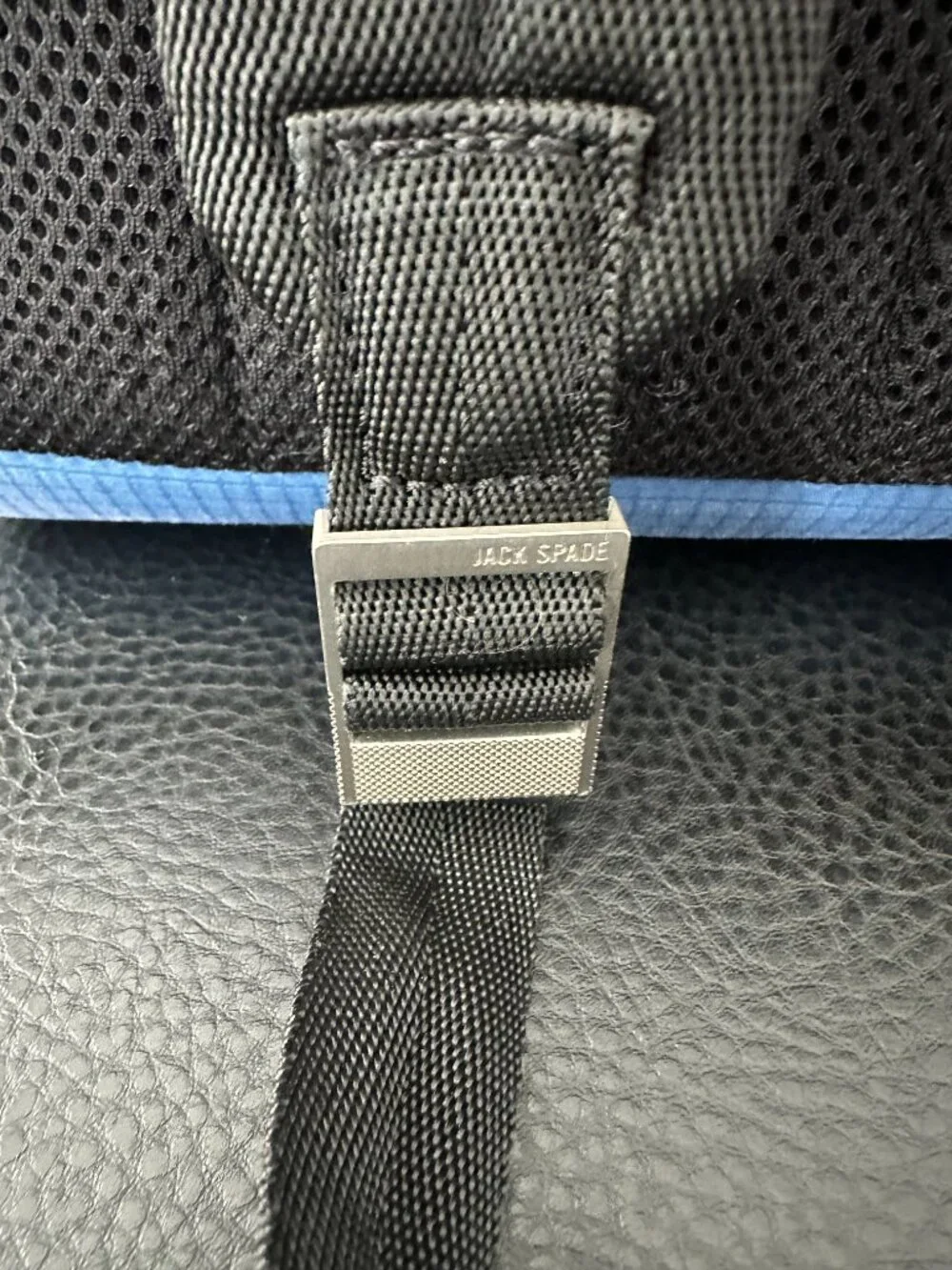 Jack Spade Men's Admiral Blue Solid Ripstop Bookpack/Backpack
